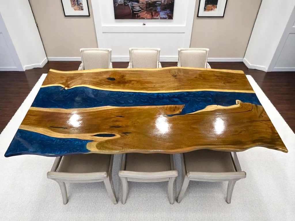 Custom Live Edge Wooden Dining Table - Order NOW 